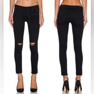 EUC MOTHER Looker Ankle Fray in Guilty As Sin Size 27